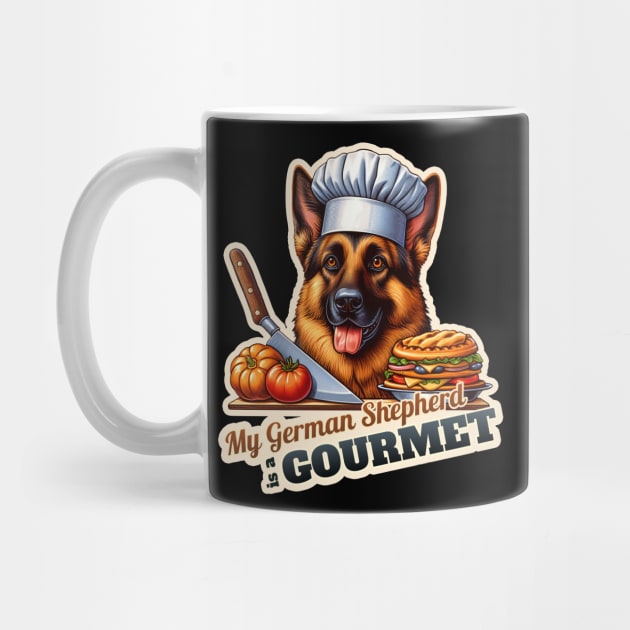 German Shepherd  Chef by k9-tee